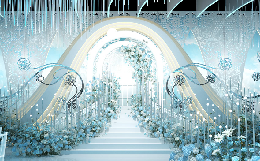 互助釡香烙馍村水晶厅效果展示